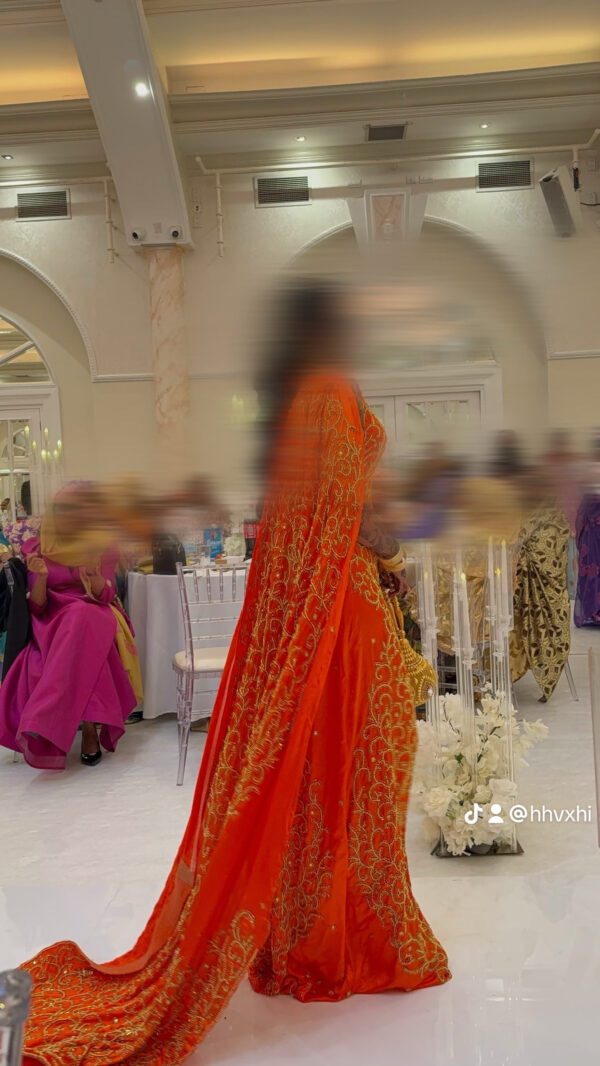 Orange Bridal Dirac - Image 2