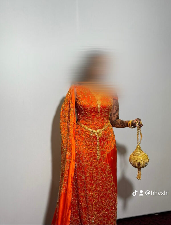 Orange Bridal Dirac - Image 3
