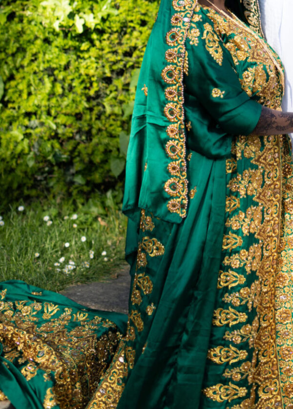 Bridal Green and gold Dirac set - Image 4