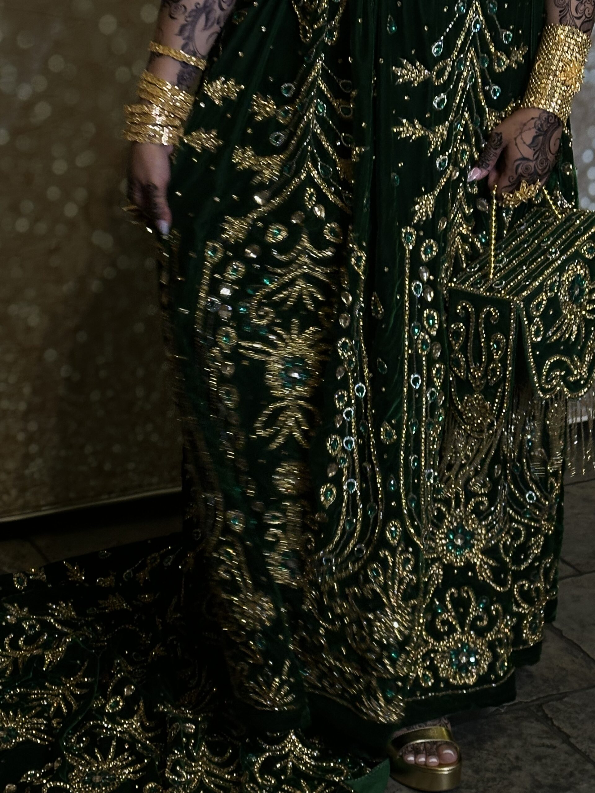 Green Bridal Dirac - Image 4